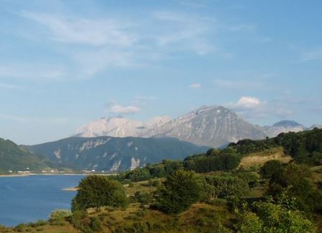 campotosto lago tagliata