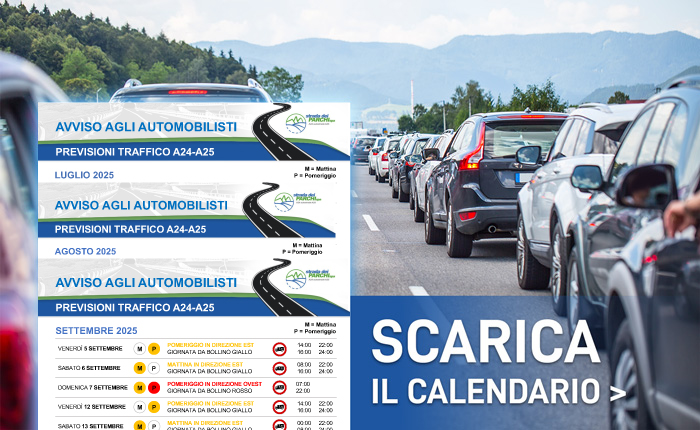 Previsioni di traffico: calendario fino al 14 settembre
